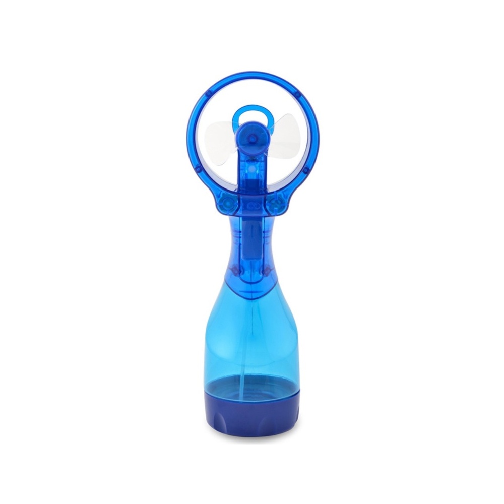 O2COOL Deluxe Handheld Misting Fan BLUE
